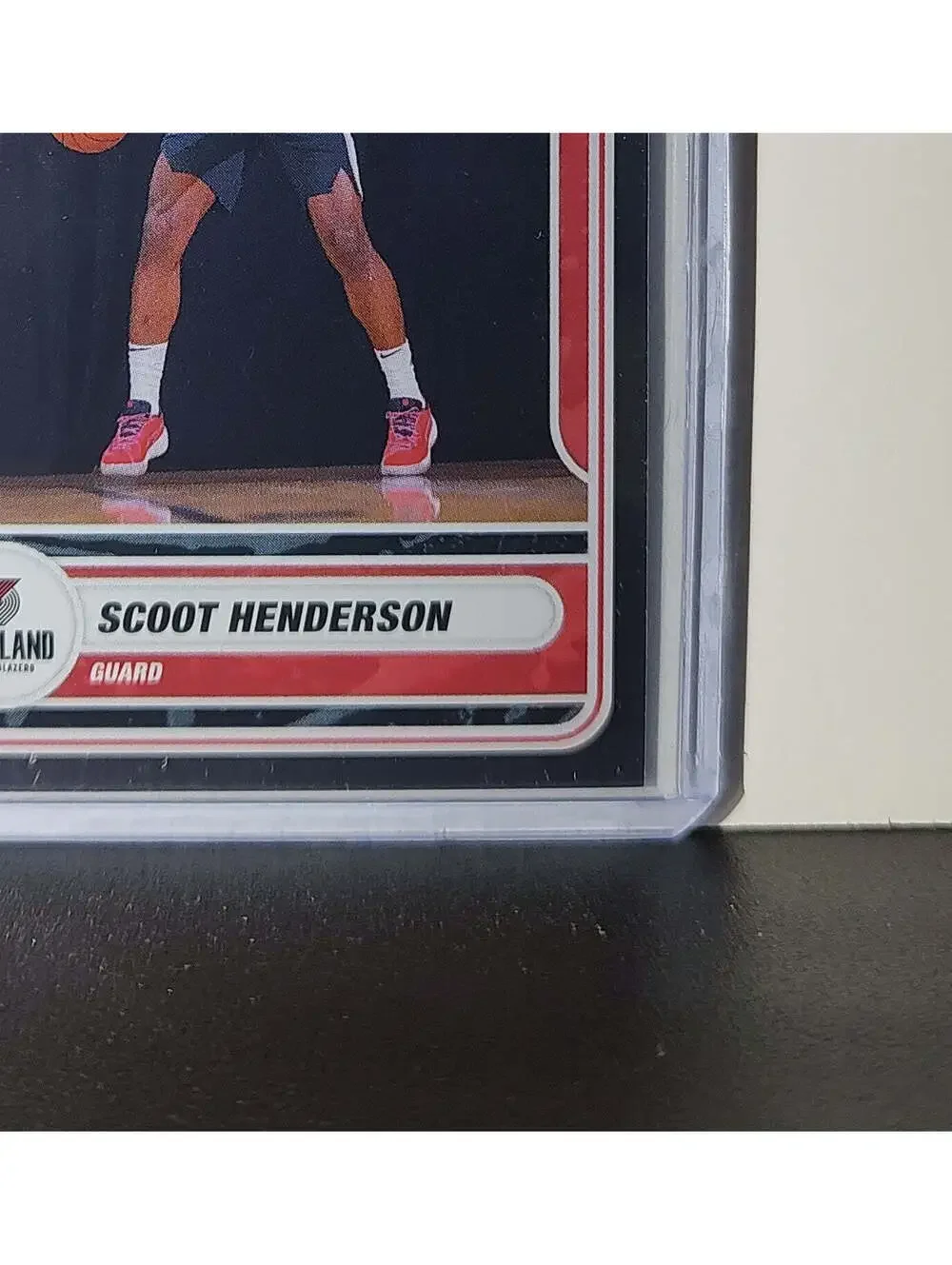 Scoot Henderson Rookie 2023-24 Panini NBA Sticker Foil Card #73 Trail Blazers